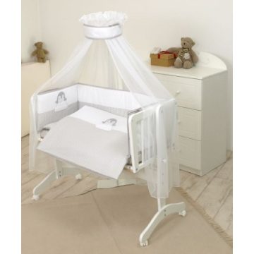 Ágynemű, babafészek, fejvédő, babapléd