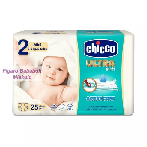 Chicco Ultra pelenka Mini 2, 3-6 kg, 25 db