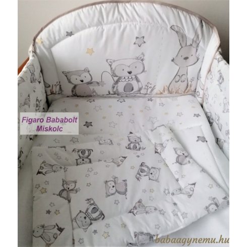 3 részes ágynemű szett "Bagoly Berci"