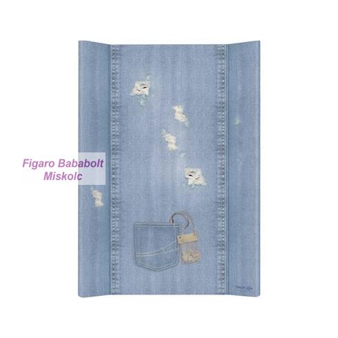 Pelenkázólap puha peremes Denim Style "shabby blue"