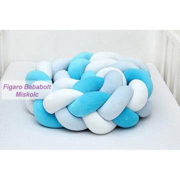   Scamp fonott rácsvédő "fehér-babakék-azúrkék"