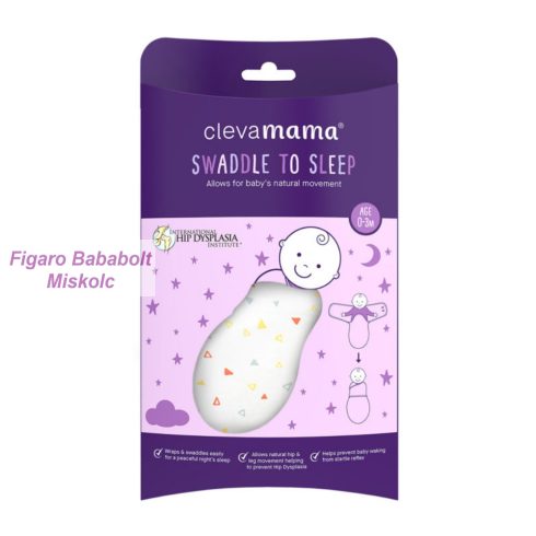 Clevamama pocaklakó pólya 0-3 hó "mintás"