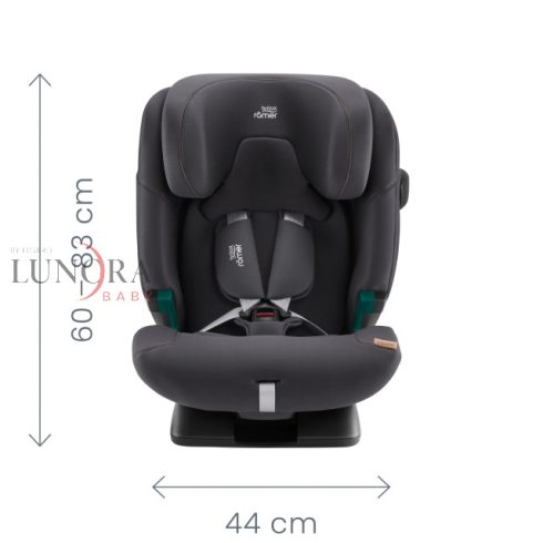 BRITAX RöMER Advansafix Pro Style gyerekülés 76-150cm Teak