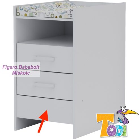 Todi White Bunny – magasító komód alá
