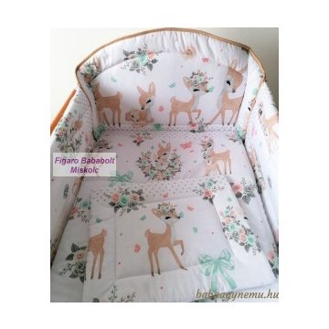 3 részes ágynemű szett "őzikelány"