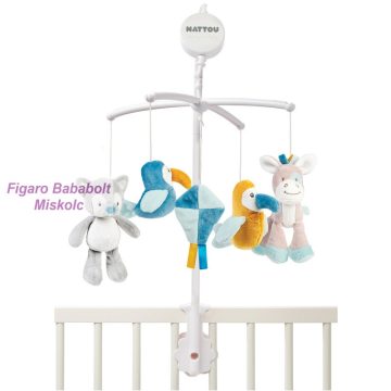 Nattou plüss zenélő forgó Tim and Tilou