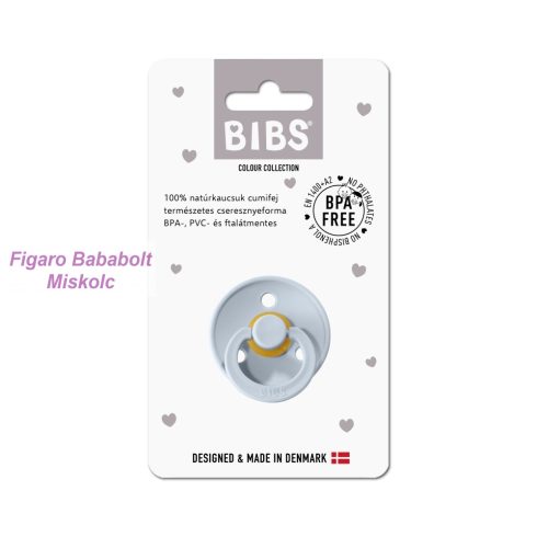 Bibs Colour cumi 0-6 hó - Pasztellkék