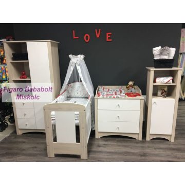 Todi MAGIC 3 fiókos komód toldalékkal