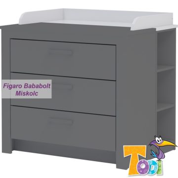   Todi White Bunny – pelenkázó toldalék 3 fiókos komódhoz