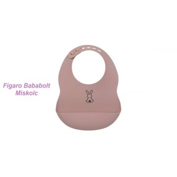 Nattou szilikon előke "antik pink"