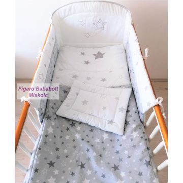   3 részes ágynemű szett "Grey-Star csillagfüzér"