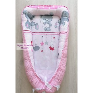 Babafészek "Freddy Teddy-rózsaszín"