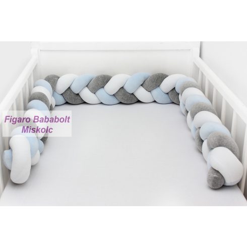 Scamp fonott rácsvédő "kék-fehér-szürke"