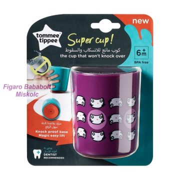   Tommee Tippee felboríthatatlan itatópohár 6hó+ 190ml  "lila"
