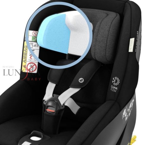 MAXI-COSI Mica Pro Eco i-Size 360 fokban forgatható biztonsági gyerekülés 40-105cm Authentic Black