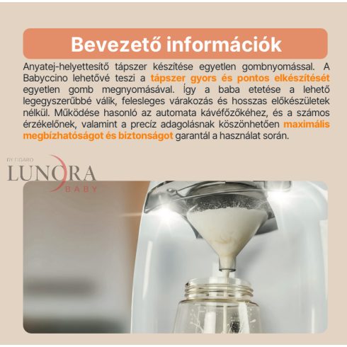 Zopa Babyccino tápszerkészítő