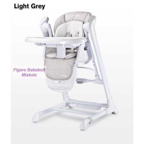 Caretero Indigo elektromos hinta és etetőszék "light grey"