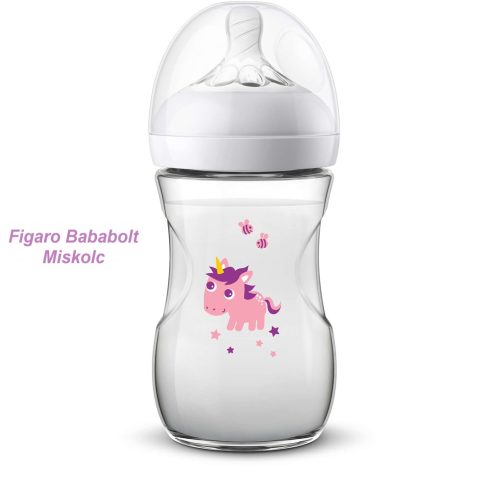 AVENT NATURAL CUMISÜVEG 260 ML UNIKORNIS