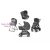 Inglesina Aptica "Velvet Grey" + elforgatható bázistalp Darwin 360' i-size