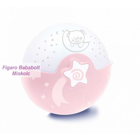 Infantino éjjeli fény és projektor - pink