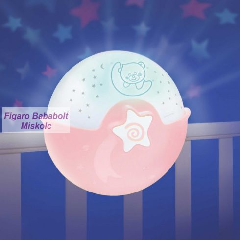 Infantino éjjeli fény és projektor - pink