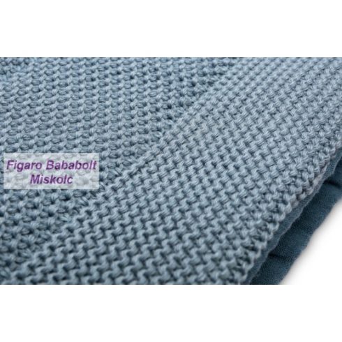 Sensillo kötött muszlin ágynemű szett "kék"