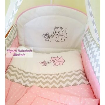   Rózsaszín csillagos-szürke chevron-cica egér Íves fejvédő