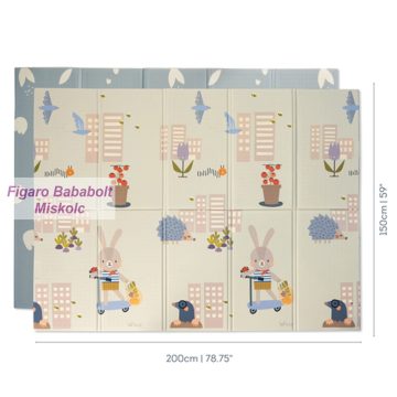   Taf Toys játszószőnyeg szivacs Urban Garden Foam mat 200×150 cm