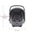 Britax Römer Baby-Safe 3 iSize autóshordozó 40-83cm - Midnight Grey