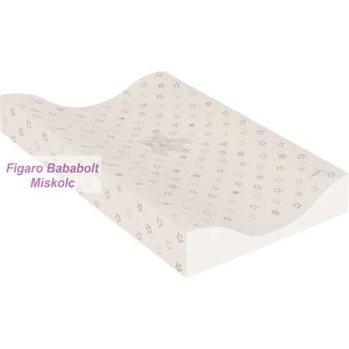 Pelenkázólap puha peremes 50X70 cm COSY "csillag bézs"
