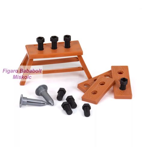 Chipolino szerelőasztal játékszett 63 db-os