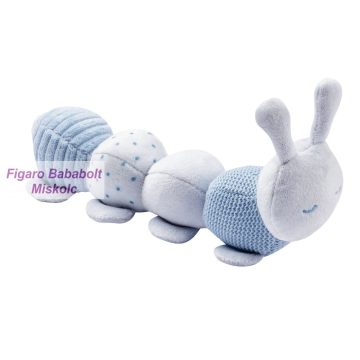 Nattou plüss sípoló hernyó "kék"