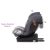 Chipolino Volare i-Size 360°-ban forgatható 40-150 cm isofixes gyermekülés "granite"