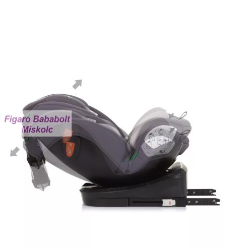 Chipolino Volare i-Size 360°-ban forgatható 40-150 cm isofixes gyermekülés "granite"