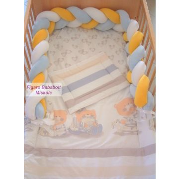 Fonott rácsvédő "kék-fehér-sárga"