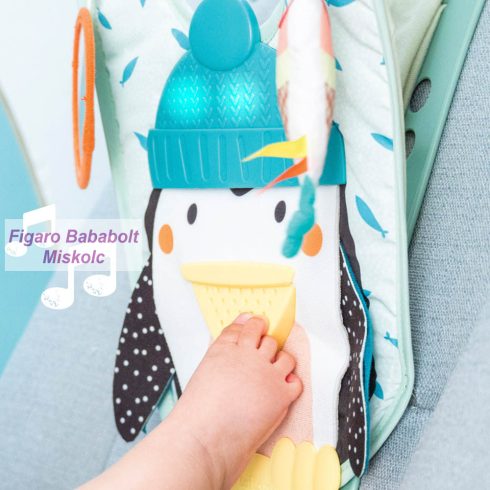 Taf Toys játék autóba Penguin Play and Kick Car Toy zenélő pingvin