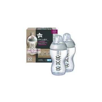   Tommee Tippee Closer to Nature Cumisüveg 2x 340 ml 3 hó+ " Pandás "