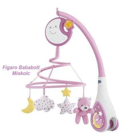 CHICCO Next2 Dreams  zenélő körforgó "pink"