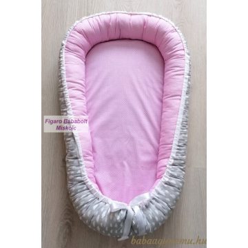 Babafészek "rózsaszín pöttyös felhő"