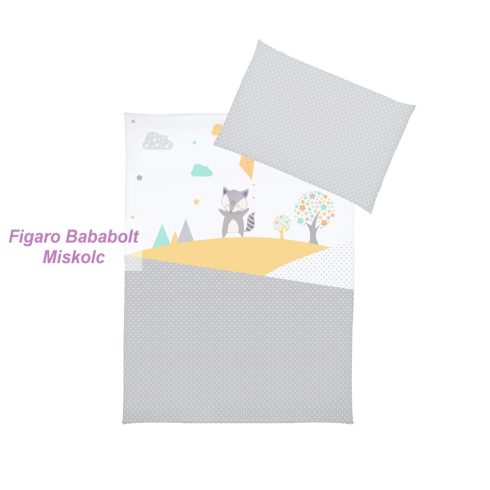 Albero Mio 3 részes ágynemű huzat "papírsárkányos mosómaci"