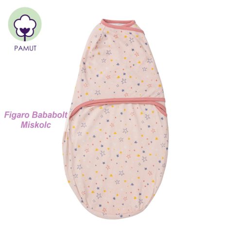 Clevamama pocaklakó pólya 0-3 hó "korall mintás"