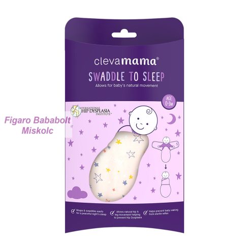 Clevamama pocaklakó pólya 0-3 hó "korall mintás"