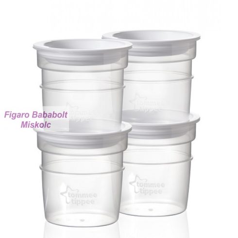 Tommee Tippee Closer To Nature anyatejtároló edénykék 4db