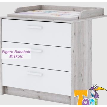 Bee – 3 fiókos komód + pelenkázó toldalék 