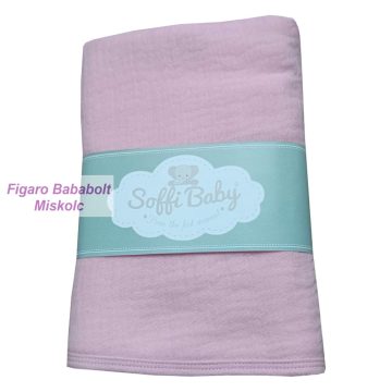 Soffi Baby takaró muszlin dupla mályva 70x90cm