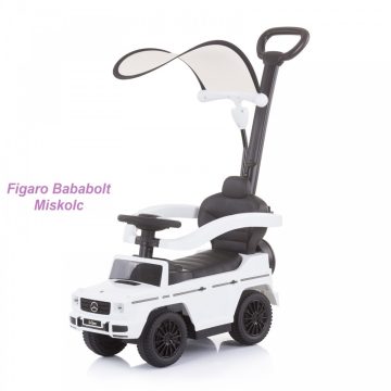   Chipolino Mercedes Benz G350 Bébitaxi tolókarral és kupolával "fehér"