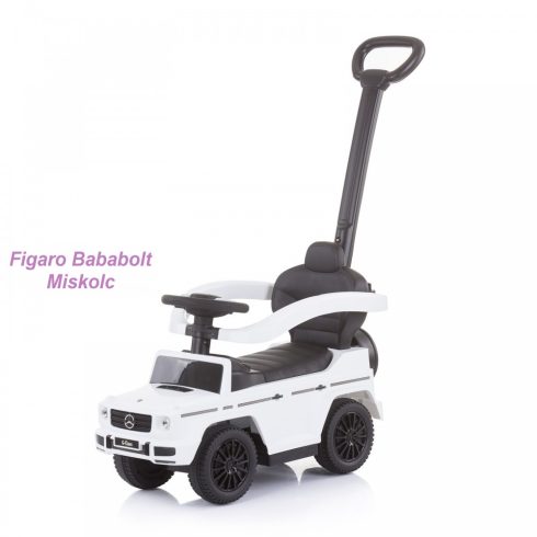 Chipolino Mercedes Benz G350 Bébitaxi tolókarral és kupolával "fehér"