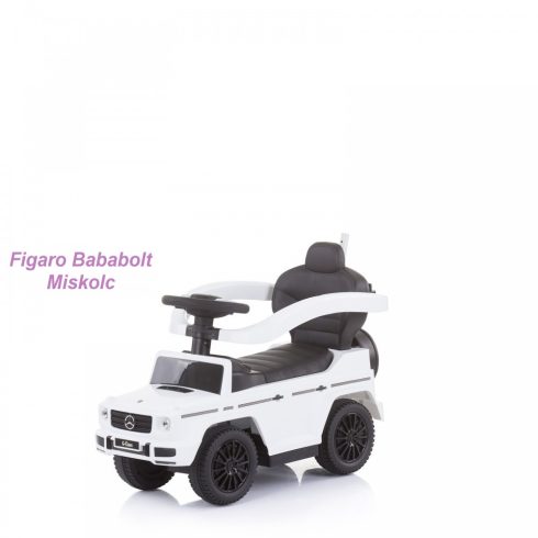 Chipolino Mercedes Benz G350 Bébitaxi tolókarral és kupolával "fehér"