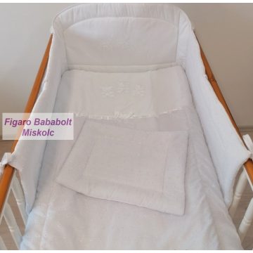 3 részes ágynemű szett "fehér madeira 3 maci"