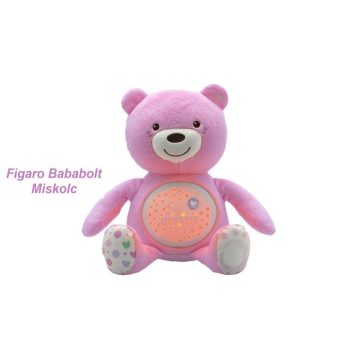 Chicco Baby Bear plüss maci projektor "pink"
